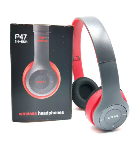 casque sans fil rouge p45 02