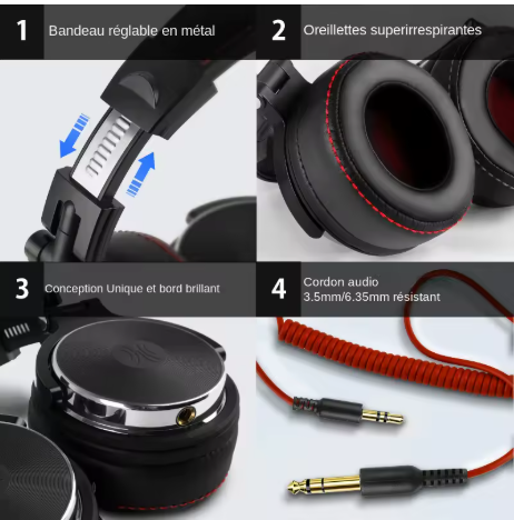 casque filaire noir 04