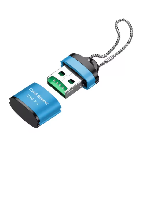 lecteur carte sd bleu 01