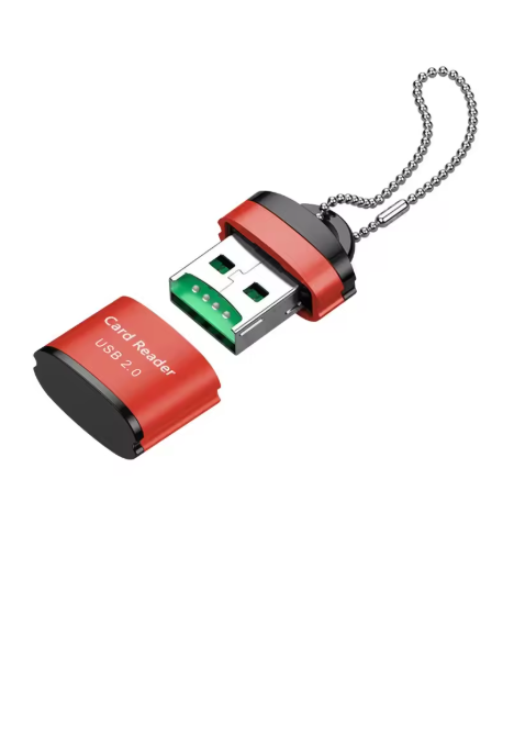 lecteur carte sd rouge 01