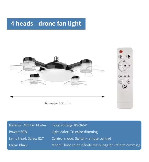 ventilateur plafond NOIR 05
