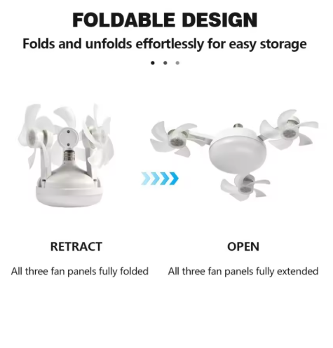 ventilateur plafond avec lumière blanc 06
