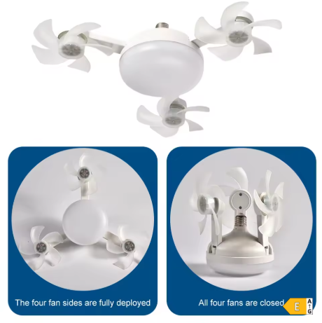 ventilateur plafond led blanc 06