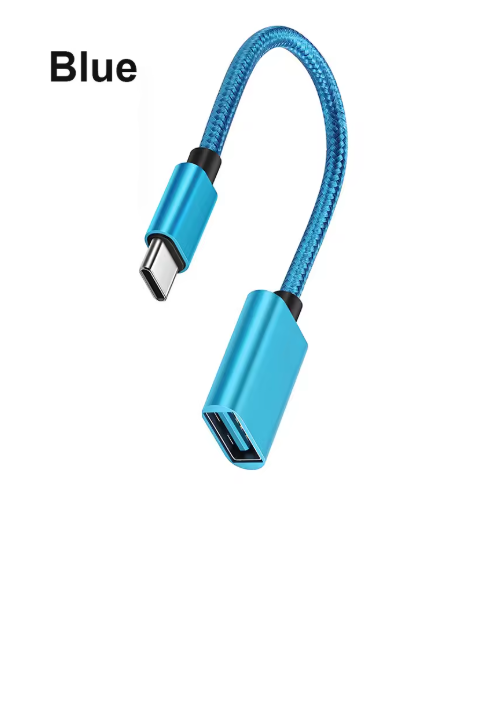 adaptateur usb-c vers usb bleu 011