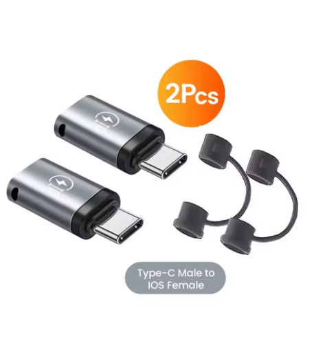 adaptateur lightning vers usb-c apple gris 04