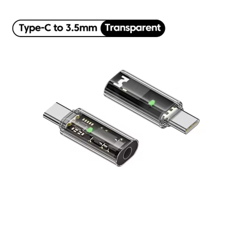 adaptateur jack usb c TRANSPARENT