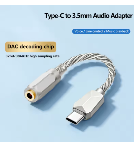 adaptateur jack usb c or 01 dac