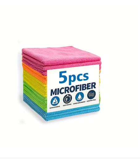 chiffons microfibre 5pcs