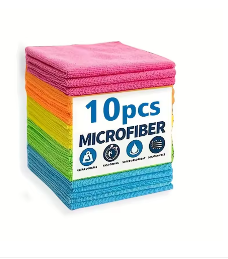 chiffons microfibre 10pcs