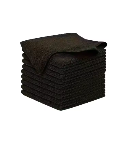 chiffons microfibre noir 10 pcs 001