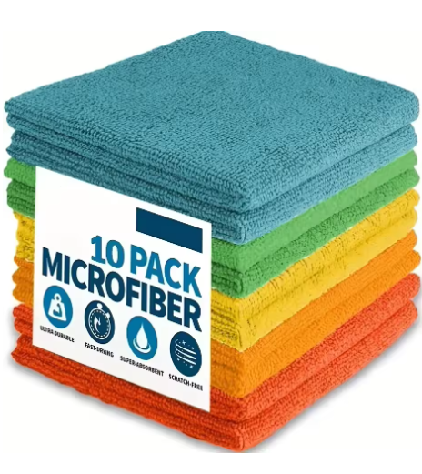 Chiffons microfibres multi colors 005