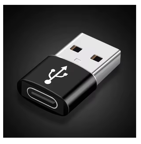 adaptateur usb vers usb-c Noir 008