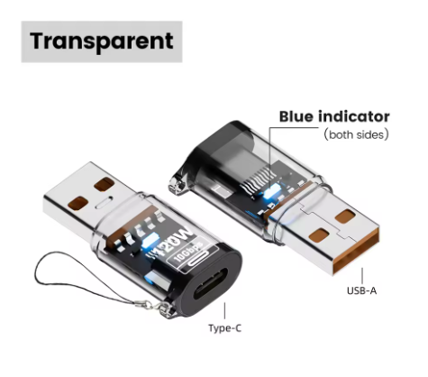 adaptateur usb vers usb-c transparent 01