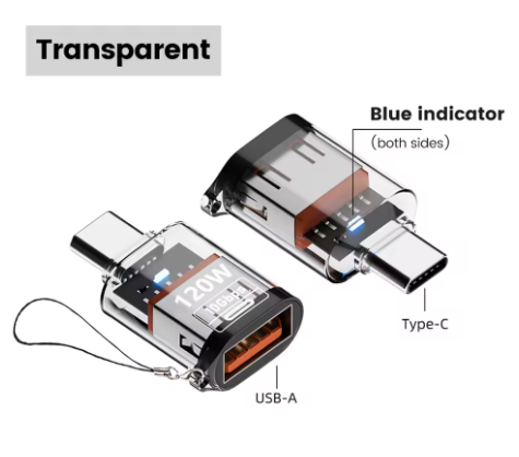 adaptateur usb transparent 007