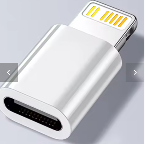 adaptateur usb c lightning gris blanc 01
