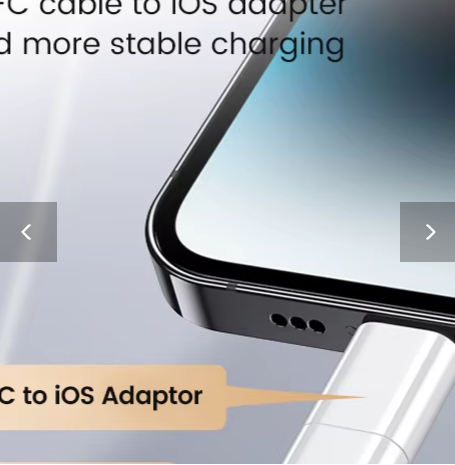 adaptateur usb c lightning portable noir 001
