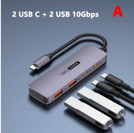 hubs usb A PORT HUB GRIS 001