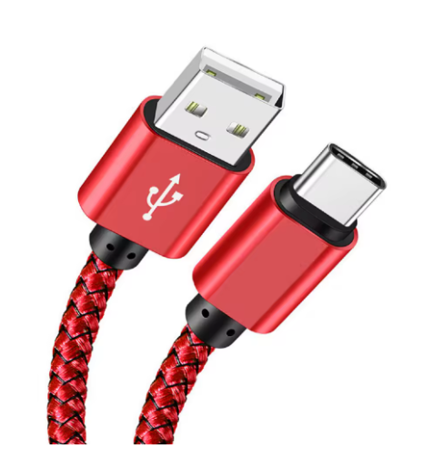 cable usb a vers usb c rouge 001