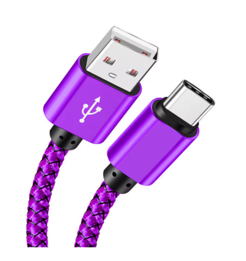 cable usb a vers usb c violet 002