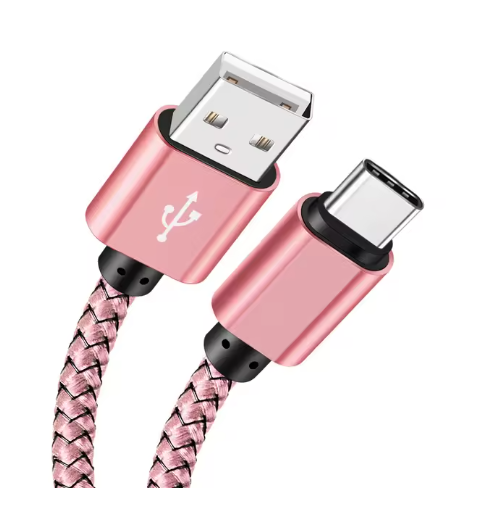 cable usb a vers usb c rose 01
