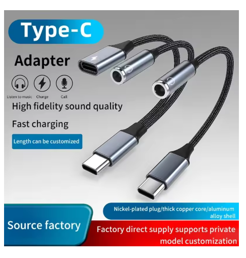 adaptateur usb c duo jack usb 014