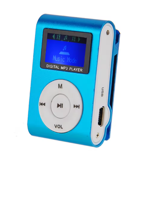 Mp3 lecteur bleu 001