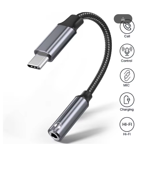 adaptateur jack usb c gris 0014
