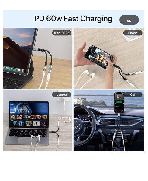 adaptateur jack usb c 78