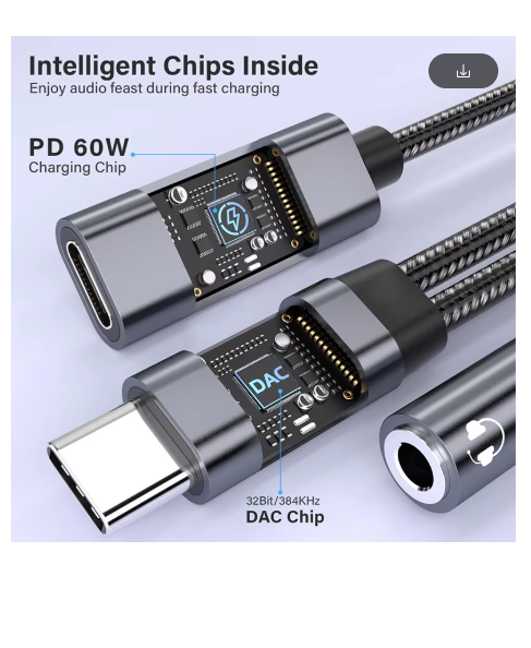 adaptateur jack usb c 75