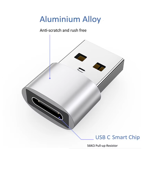 adaptateurs usb c vers usb gris otg 001