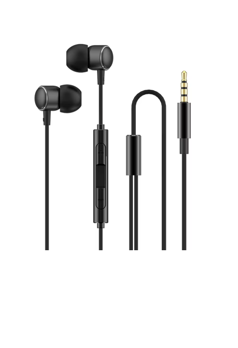 écouteurs prise jack noir 2152