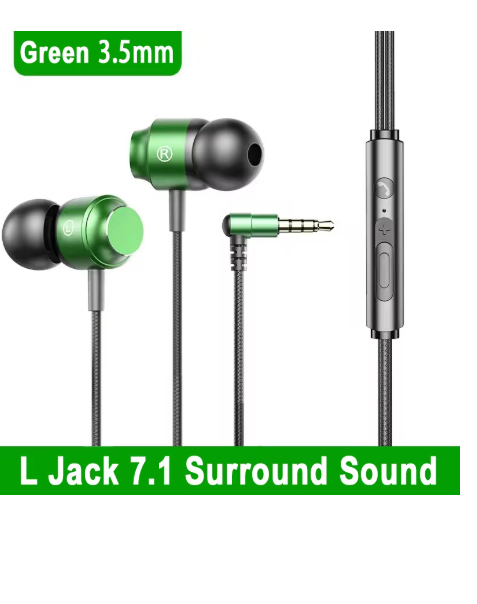 écouteurs prise jack Vert hifi 04125