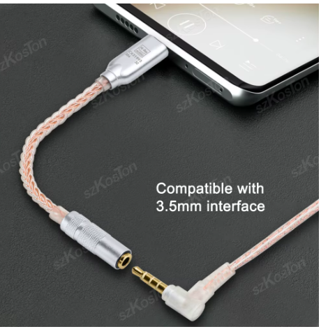 adaptateur jack en usb gris 7410