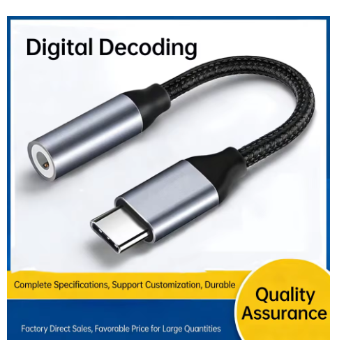 adaptateur jack usb gris noir 0014