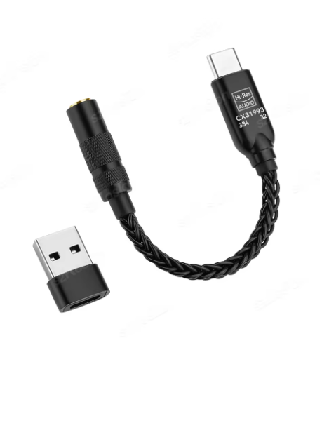 adaptateur jack usb c noir plus clé usb 001