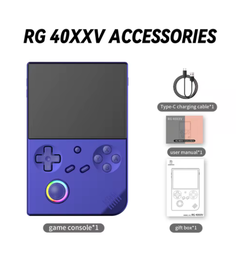 console de jeux portable bleu gaming 004