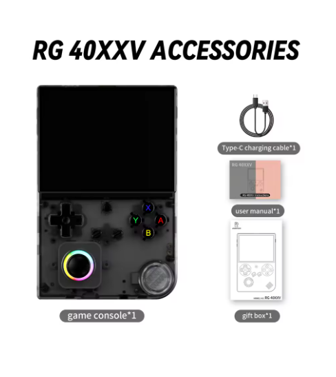console de jeux portable noir gaming 0425