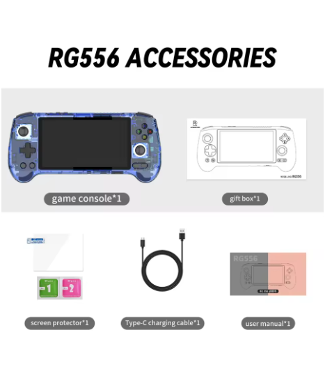 console de jeux portable bleu crystale game 001