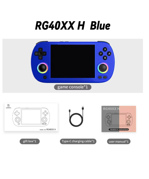 consoles de jeux portable bleu gaming 0014