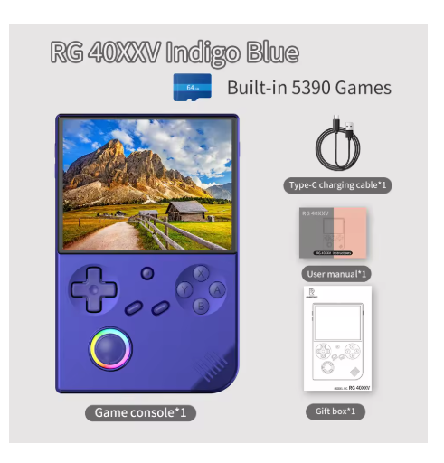 consoles de jeux portable bleu gaming 45298