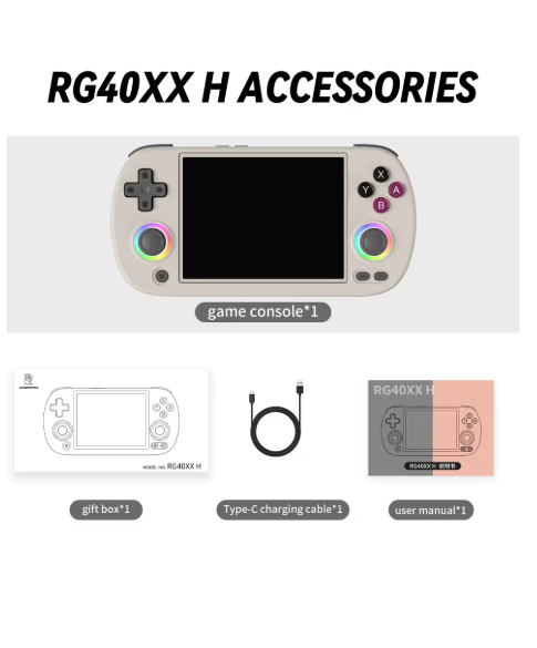 consoles de jeux portable gaming gris 001