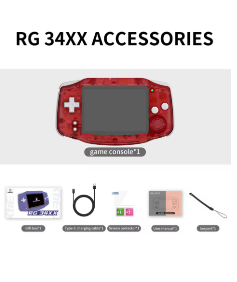 consoles de jeux portable rouge game 0014