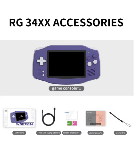 consoles de jeux portable indigo violet gaming 001