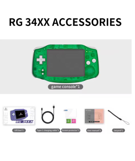 consoles de jeux portable vert gaming 001