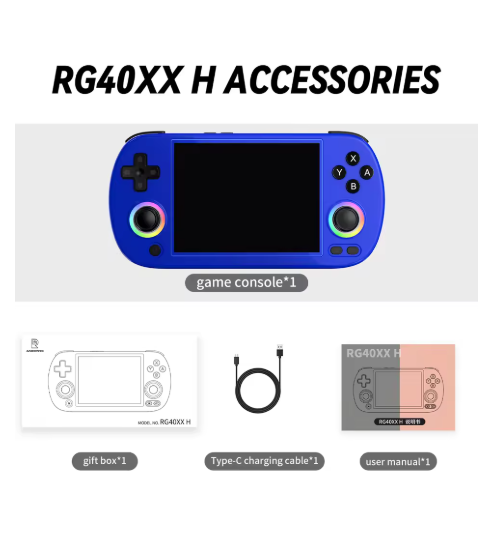 consoles de jeux portable bleu game 0452