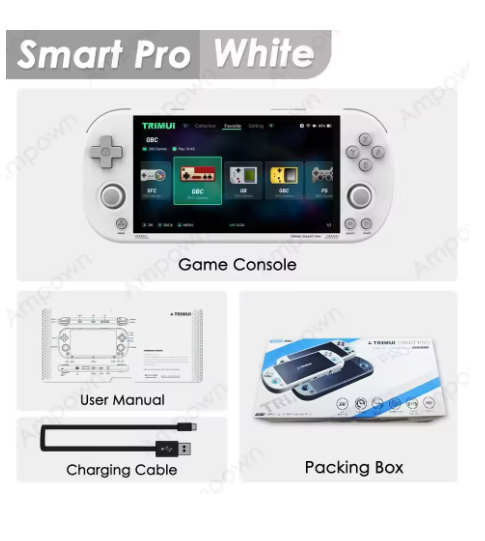 console retro gaming blanc gaming white 001