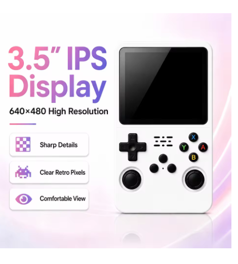 consoles de jeux portable 3 blanc gaming 4589