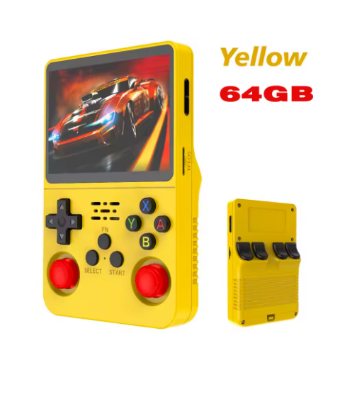 consoles de jeux portable jaune game 5296