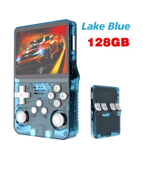 consoles de jeux portable bleu clair game portable 001