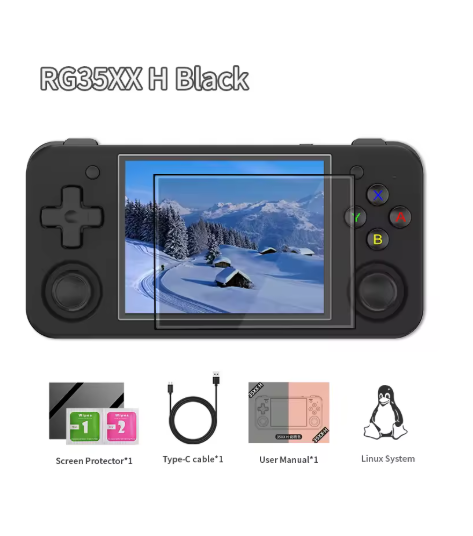 consoles de jeux portable noir gaming 7296
